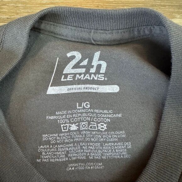 24 Hours Of Le Mans 2022 Official Product Racing Gray Shirt Mens Size Large - Picture 4 of 4